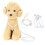 Adjustable Blue Pet Harness with Leash, Soft Breathable Nylon, 1.5cm 1