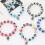 Resin Evil Eye Beads 6mm 15 Colors 450 Pcs 7