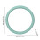 Sky Blue Thin Sports Leather Steering Wheel Cover 2