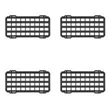 4X Autozonneklep Stijve Molle Organisatorpaneel voor Rugzakaccessoires Toebehorenhouder Molle Zakjes EDC Gereedschap