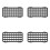 4X Car Sun Visor Rigid Molle Organizer Panel for Backpack Accessories Gear Holder Molle Pouches EDC Tools 1