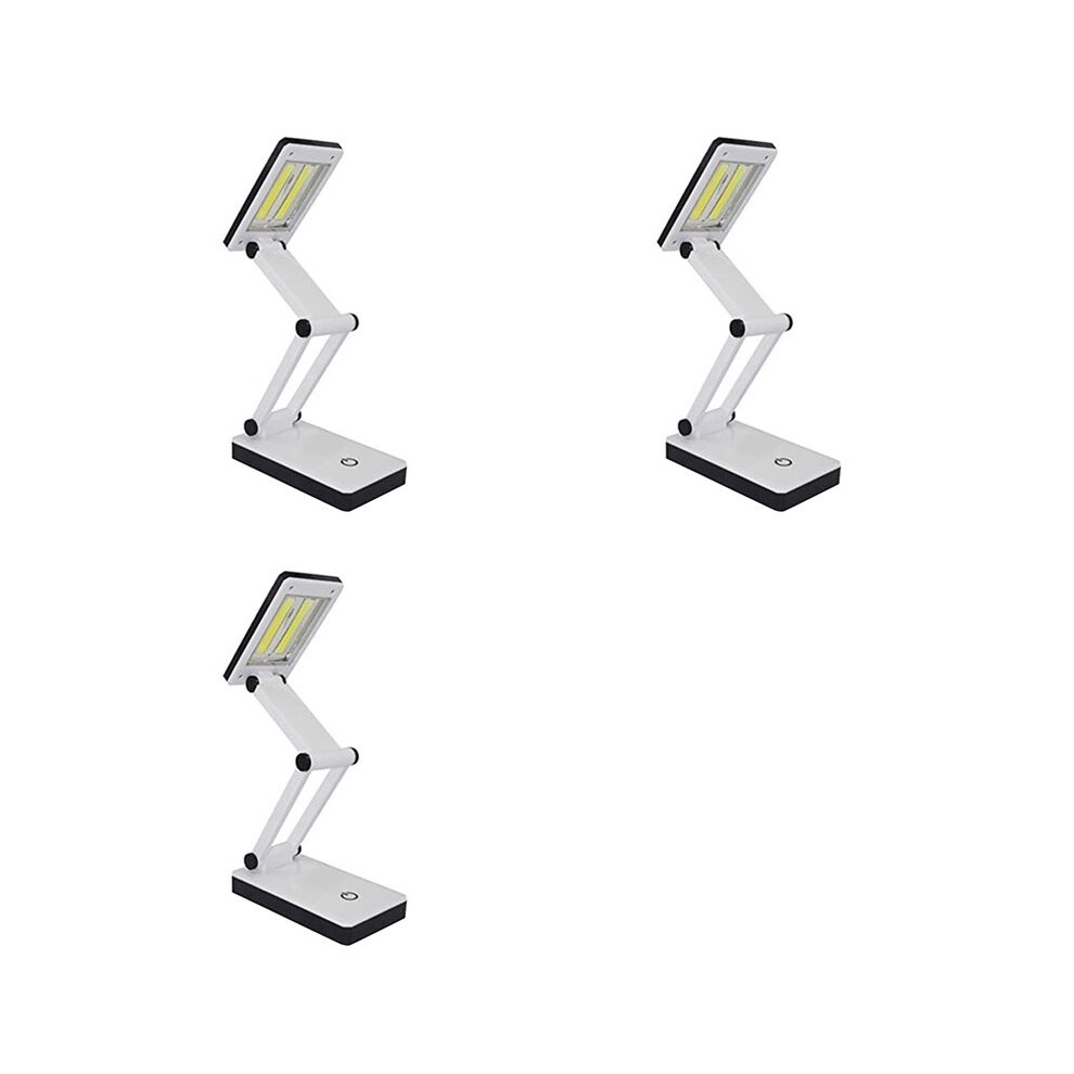 3X Super Bright Cob Led Portable Desk Lamp Foldable Press Sensitive Control Battery And Usb Powered (No Battery) Light 6032990672282