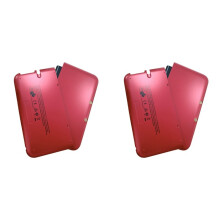 2X Matte Protector Cover Plate Protective Case Housing Shell for Nintendos 3DS LL/3DS XL Game Accessories Red
