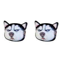 2X Appuie-Tête de Voiture en Forme de Chien Mignon, Coussin de Soutien de Tête Fantaisie, Accessoires D'Intérieur de Voiture, Fournitures pour