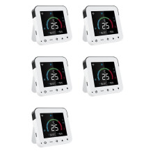 5X Tuya Life Novo WiFi Termostato DC5V Ar Condicionado IR Controle Remoto Temporizador Temperatura Umidade Sensor