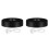 2X Round Stand Led Rotating Display Stand Base for Crystals Lighted Base 8 Light Modes Display Pedestals(Black) 1