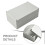 Abs White Plastic Electronics Project Box Waterproof Junction Box with Screws 115*90*55mm 3
