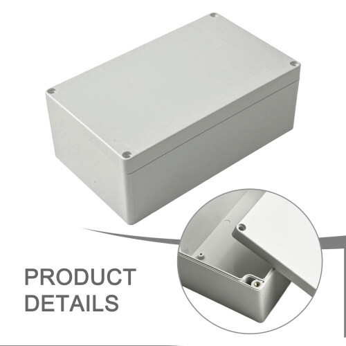 Abs White Plastic Electronics Project Box Waterproof Junction Box with Screws 115*90*55mm 2