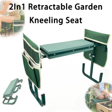 Telescopic Gardening Kneeling Pad Seat Portable Foldable Garden Stool