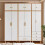 Wooden Cabinet Handles Solid Wood 4 pcs 128 mm Hole Spacing 5