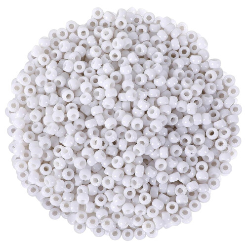Plastic Pony Beads Multi-Color 1200 Pcs 2