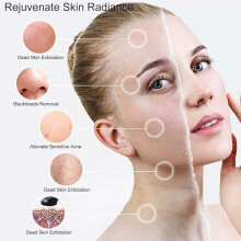 (Pink) Soft Silicone Face Brush for Cleansing & Exfoliation