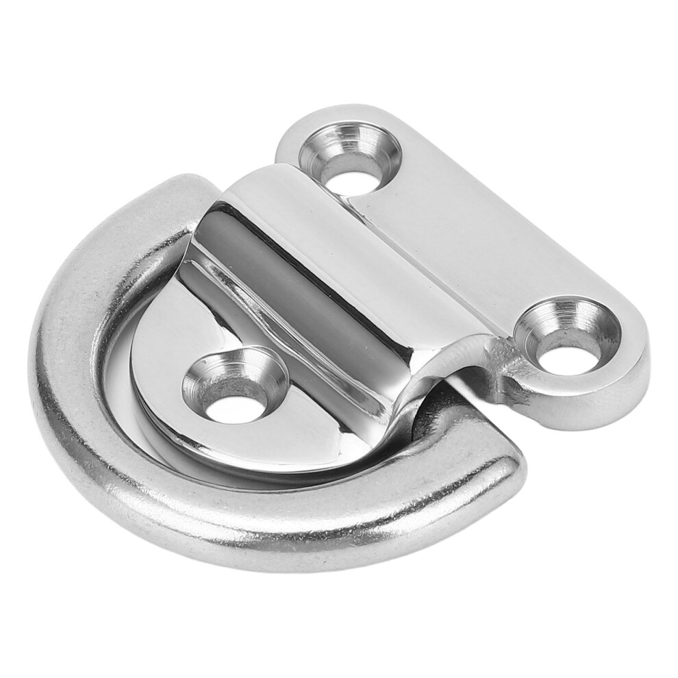 Stainless Steel 316 Folding Pad Eye 6Mm For Boat Yacht Rv Truck 7681390804589