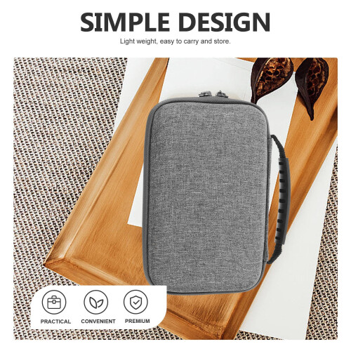 travel tech organizer Cable Organizer Bag Grey 1Pcs 2