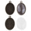 60x Δίσκοι Bezel Cabochon Μενταγιόν για Κοσμήματα Κατασκευή DIY Κενές Χειροτεχνίες 8