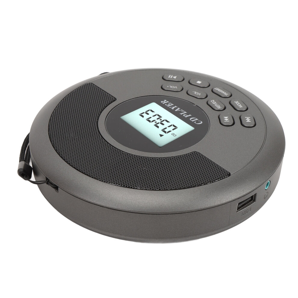 Portable Cd Player With Usb Bt Dual Speakers, 1500Mah Rechargeable 7891390804698