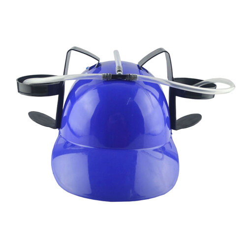 Drinking Helmet Adjustable Plastic Lazy Drink Helmet Home 1