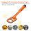 Double Purpose Waterproof Metal reader For Land Shallow-Orange 4