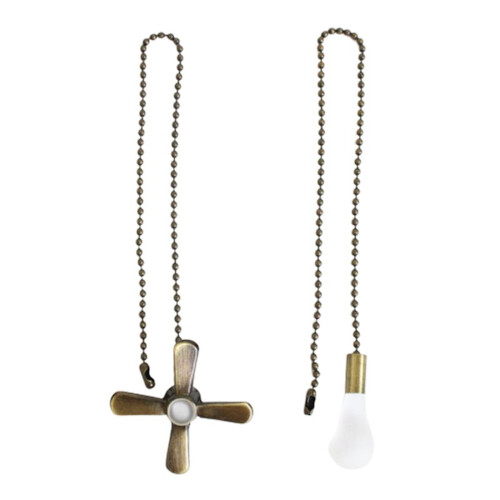 Ceiling Fan Pull Chain Vintage Metal Mini Pendant 1