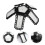1Pcs Black Deformable Garage Lights with Adjustable Angle 32.5x32.5cm 6