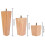 Wooden Sofa Legs Set 4 pcs 6 cm Solid Wood M8 5