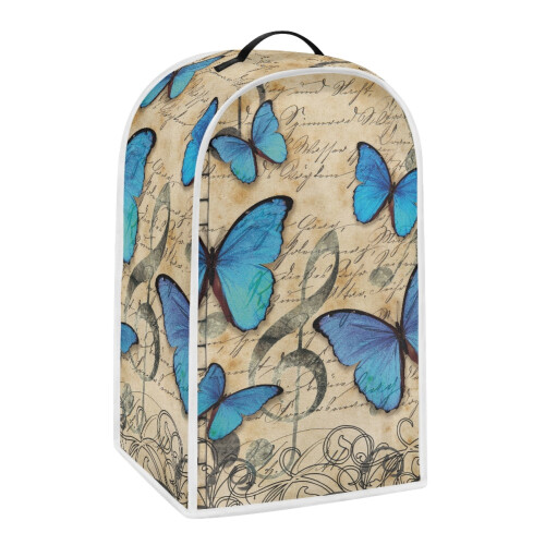 Butterfly Pattern Design Coffee Machine Dust Cover with Handle There is only one dust cover Polyester 1