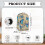 Butterfly Pattern Design Coffee Machine Dust Cover with Handle There is only one dust cover Polyester 6