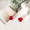 10 τεμάχια κλιπ μαλλιών Sweet Heart Flocking, χαριτωμένες μίνι βελούδινες φουρκέτες Love για 2