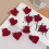 10 τεμάχια κλιπ μαλλιών Sweet Heart Flocking, χαριτωμένες μίνι βελούδινες φουρκέτες Love για 3