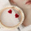 10 τεμάχια κλιπ μαλλιών Sweet Heart Flocking, χαριτωμένες μίνι βελούδινες φουρκέτες Love για 6