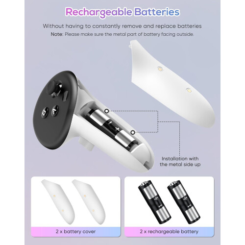 Μαγνητική βάση φόρτισης PD18W για Meta Quest3S, οθόνη LED, συμβατή με Oculus/Meta Quest3S 2
