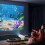Μίνι φορητός προβολέας 4K1080P Full HD με λειτουργικότητα 3D, περιστροφή 180, μικρός 7