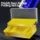 Two-Layer Fishing Box Yellow with Multi-Compartment Design 6