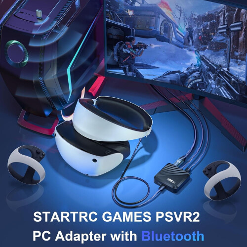 Κιτ προσαρμογέα PSVR2PC με Bluetooth, καλώδιο DP1.4, τροφοδοτικό 15W και επεκτάσιμο 2
