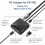 Κιτ προσαρμογέα PSVR2PC με Bluetooth, καλώδιο DP1.4, τροφοδοτικό 15W και επεκτάσιμο 4