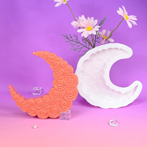 Καλούπια σιλικόνης Moon Rose Premium αντικολλητικά για ψήσιμο, χειροτεχνίες και 1