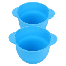 2 Pack Silicone Face Mask Bowl Liners Wax Pot Inserts for Hair Removal Home Waxing Kit
