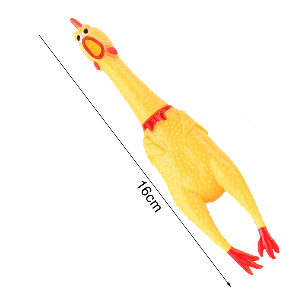 Yellow Stress Relief Squeeze Chicken Toy
