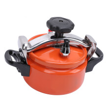 Orange Aluminium Alloy Pressure Canner Pot