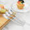 Gold Plastic Spoons 6.9 Inch Heavy Duty 100 Pack 3