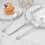 Gold Plastic Spoons 6.9 Inch Heavy Duty 100 Pack 4