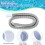 Pool Hose Cuff Pool Replacement Cuffs for Spiral Wound Vacuum Hose Threaded Cuff 2