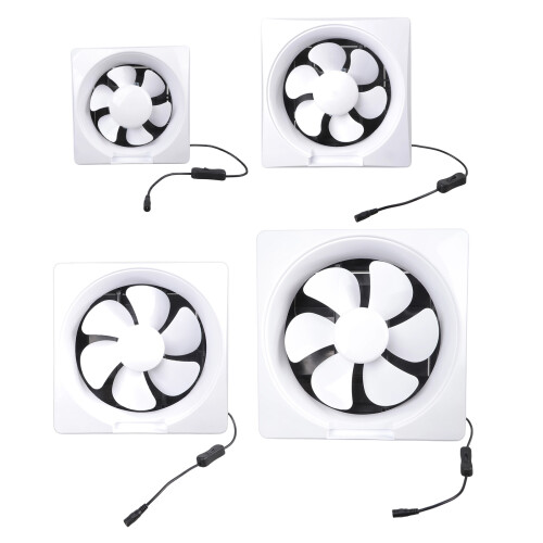 Home Quiet Inline Pipe Duct Fan Bathroom Extractor-34cm 2
