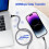 Compatible avec iPhone : câble USB-C vers Lightning de 3 m, charge rapide PD 20 W, blanc 7