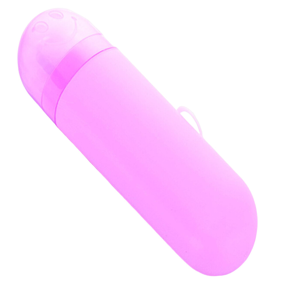 Roc-Electron (Purple) Travel Toothbrush Case - Compact Bathroom Holder