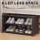 3-Tier Stackable Shoe Rack for Dorm/Entryway, Durable Plastic, Under-Bed Friendly, 22.2"x11.8"x8.3", Black 2