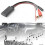 KINCJON 2Sets Car Bluetooth Module Wireless Music Adapter AUX Audio Cable Handsfree Microphone for AUX-IN Audio Input 3