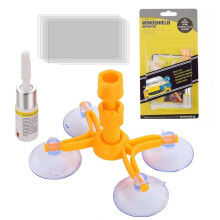 Car Windshield Repair Kit DIY Windscreen Chip And Crack Repair Tool Set with UV Resin for Stone Chips Glass Crack Fix Quick Professional Repair Kit