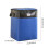 Sac de rangement en plastique imperméable et résistant bleu 3