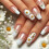 Floral Press-On Nails Full Cover Set 24 Pieces 2